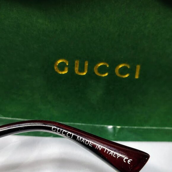 GUCCI BRAND NEW UNISEX AMBER SUNGLASSES - MADE IN ITALY - Picture 5 of 9